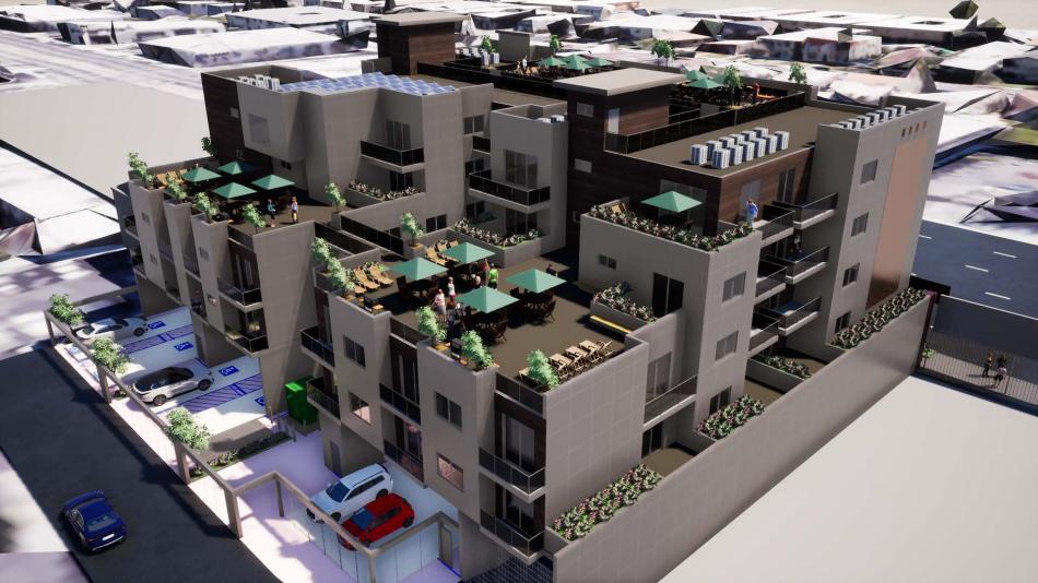 Mixeduse building to replace used car lot in MidCity Urbanize LA